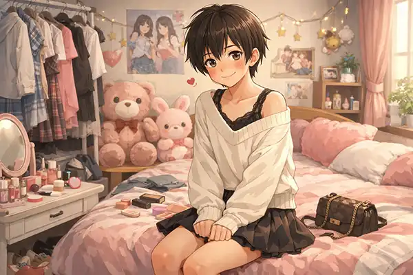 「お姉ちゃんの強制女装コース」の写真