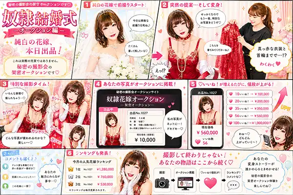 「奴隷結婚式  ― オークション編 ― コース」の写真