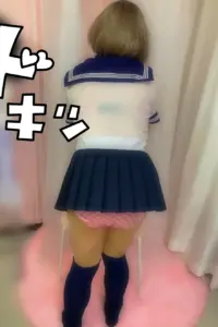 強制女装で夜のお散歩♡ゆいちゃん後編8