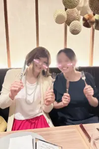 フルコースのデザートはまゆみさん‥♡