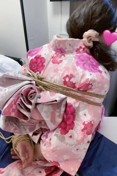 振袖姿なのに…っ！縄で緊縛、袋に閉じ込められて…前編７